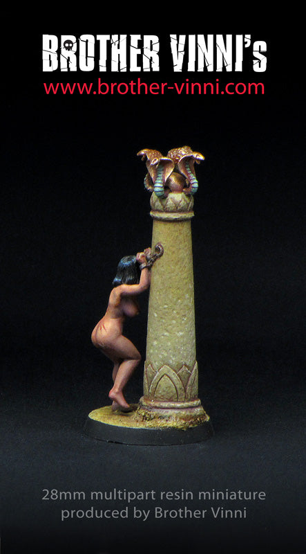 Egyptian style Slave Girl miniature 28 mm, resin