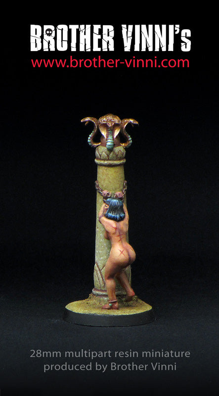 Egyptian style Slave Girl miniature 28 mm, resin