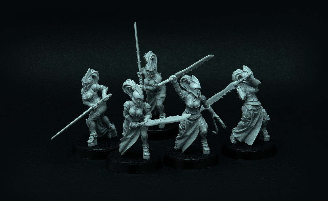 Brother Vinni Miniature Sorcière 28 Mm – Résine – Figurine Wargame Fantastique – Gris – Non Peinte