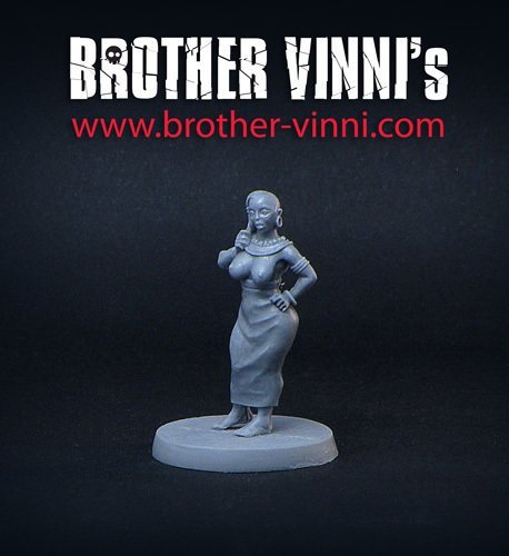 Egyptian Woman miniature (historical 28 mm) - Brother Vinni