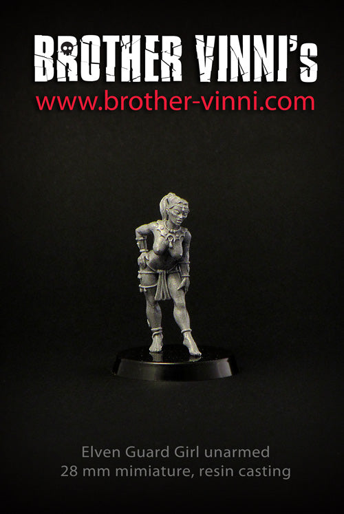 Female Elf Thief miniature 28mm - Brother Vinni