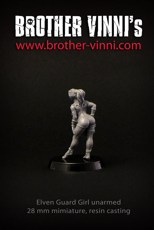 Female Elf Thief miniature 28mm - Brother Vinni