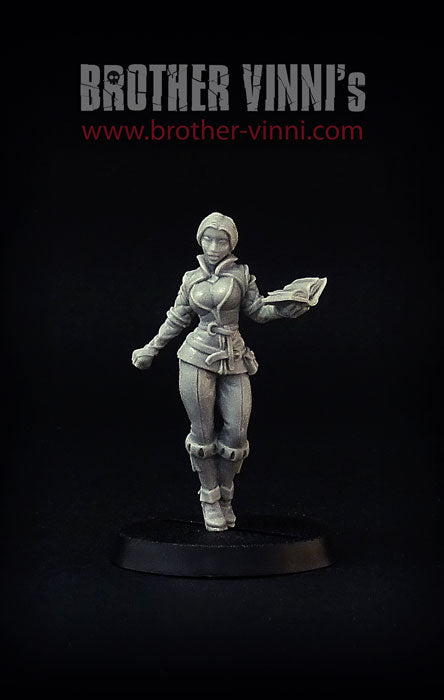 Sorceress miniature, DnD fantasy