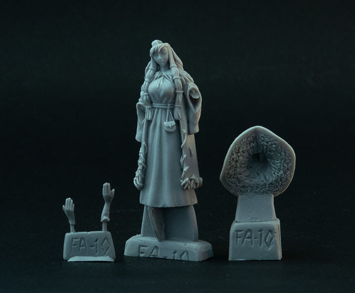 Witch miniature. Fantasy miniature for DnD, D&D and other tabletop RPG