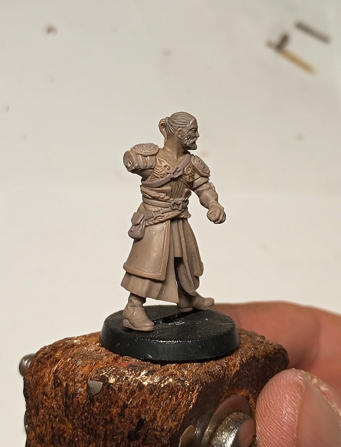 Fantasy Samurai miniature, 28mm (32 mm) for tabletop wargaming and RPG