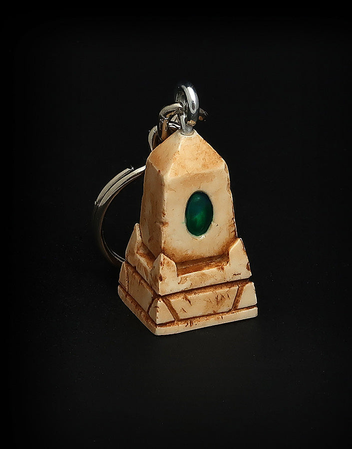 Learning Stone Obelisk keychain