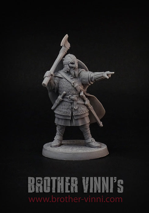 Viking Warlord miniature, 28mm for wargaming