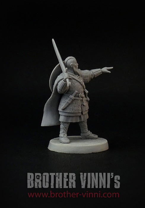 Viking Chief miniature, 28mm for wargaming