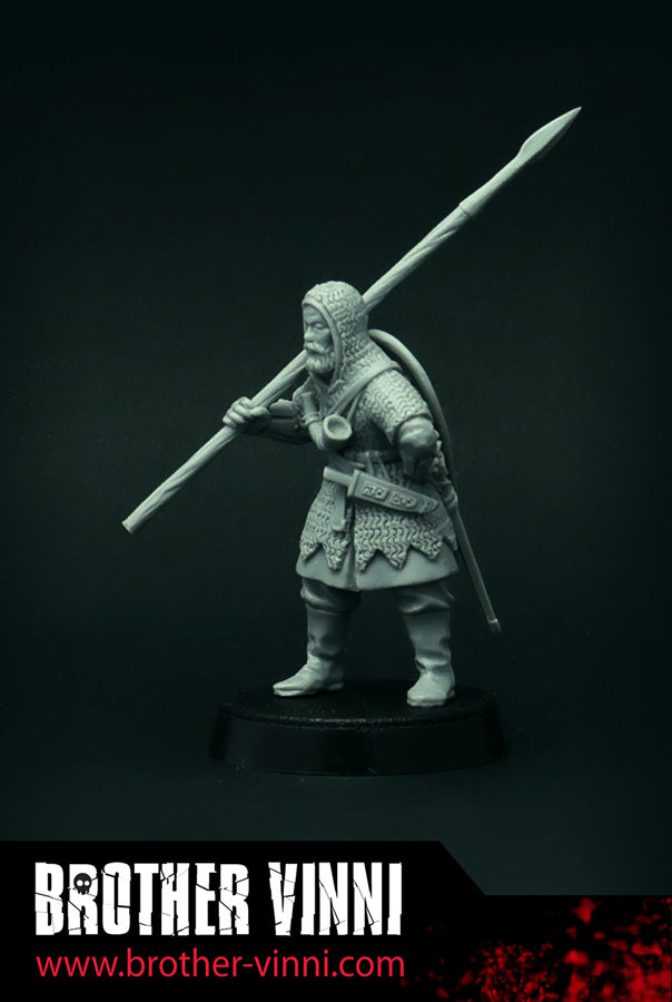 Tired Knight miniature by Brother Vinn