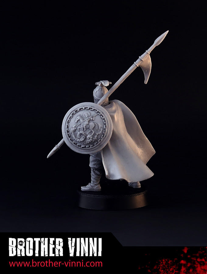 Byzantian Guard captain (Akolouthos) 28mm historical miniature for SAGA