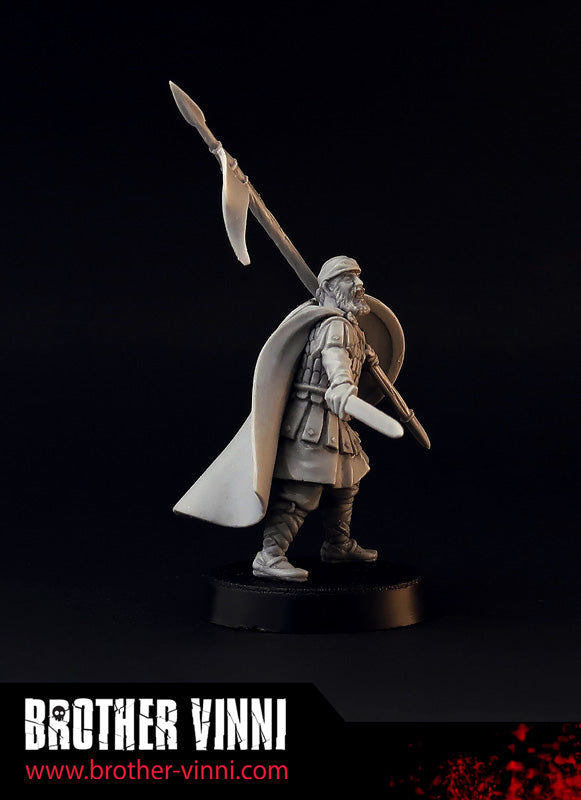 Varangian Guard captain (Akolouthos) miniature for SAGA