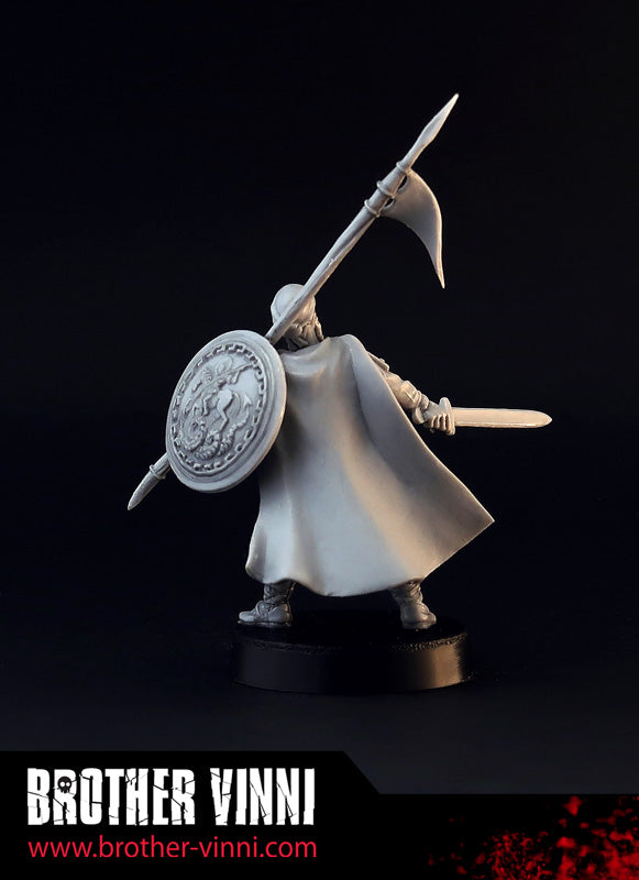 Varangian Guard captain (Akolouthos) miniature for SAGA