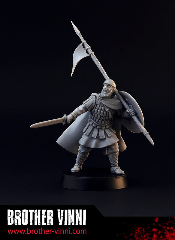 Varangian Guard captain (Akolouthos) miniature for SAGA