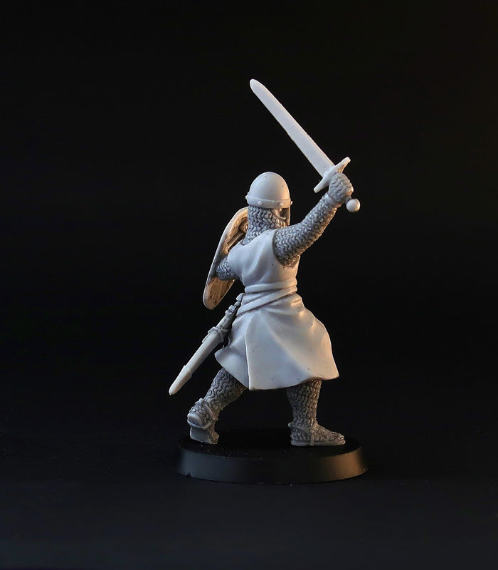 XII century Knights miniature set, for tabletop wargaming, painting and collecting