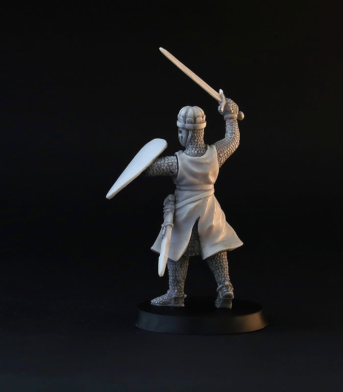 XII century Knights miniature set, for tabletop wargaming, painting and collecting