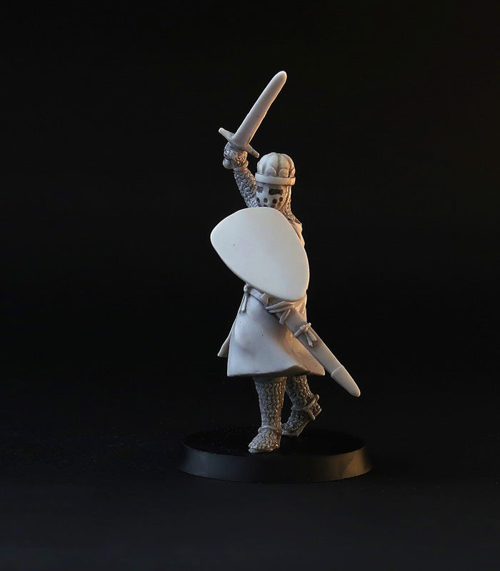 XII century Knights miniature set, for tabletop wargaming, painting and collecting