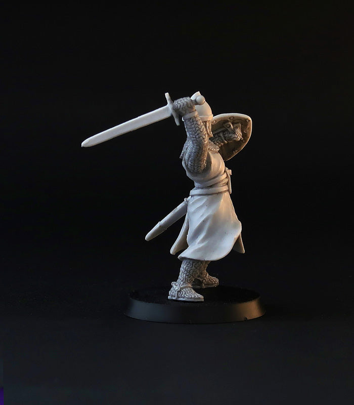 XII century Knights miniature set, for tabletop wargaming, painting and collecting