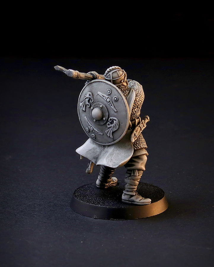 Anglo-Saxon Warlord (Vendel Era) 28mm wargame miniature by Brother Vinni