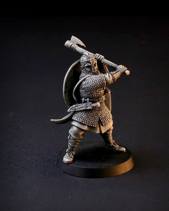 Anglo-Saxon Warlord (Vendel Era) 28mm wargame miniature by Brother Vinni