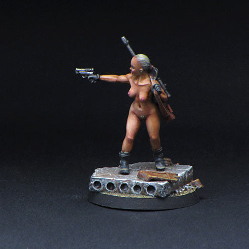 Silvia ver.2 Female Soldier Miniature, 28 mm for wargaming