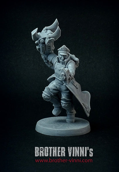 Mechanized Commissar miniature - Brother Vinni's webstore