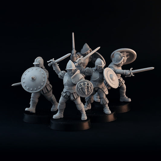 Rodeleros, wargame resin miniatures by Brother Vinni