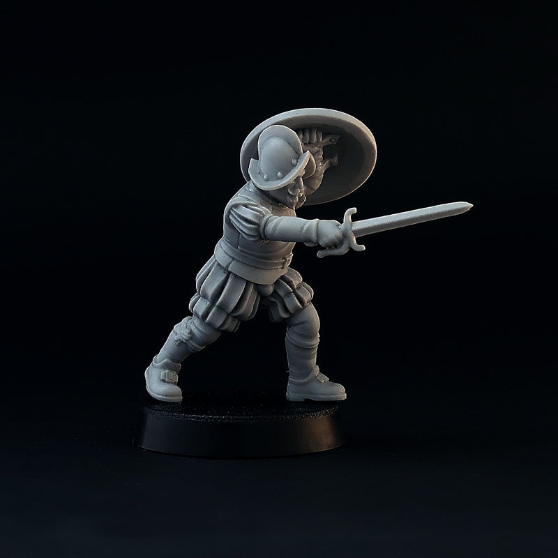 Rodeleros, wargame resin miniatures by Brother Vinni