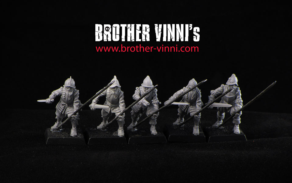 Spanish infantry miniatures