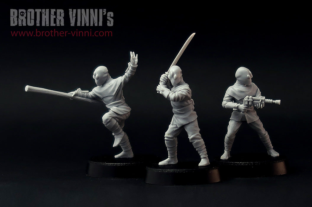 Noodle Clan Ninjas, 28mm miniature set