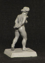 Slave Girl walking, 28 mm miniature for wargames by Brother Vinni