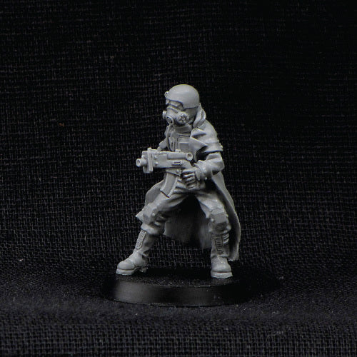 Veteran sci-fi wargame miniature