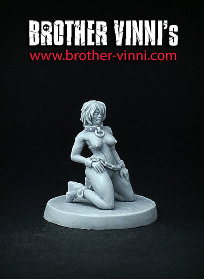 Slave Girl miniature #18, 28 mm female by Brother Vinni