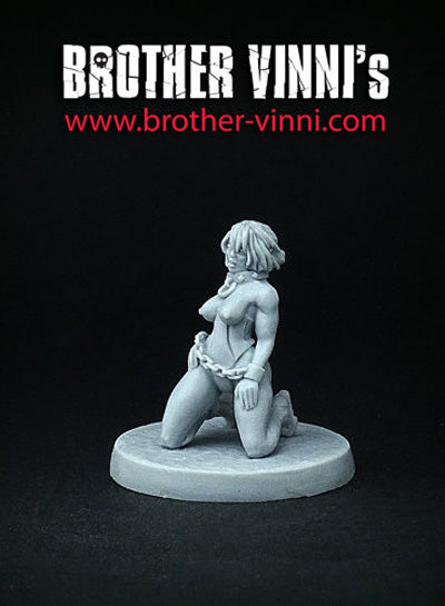 Slave Girl miniature #18, 28 mm female by Brother Vinni