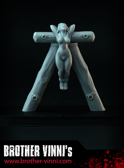 Tied Slave Girl # 24, 28mm scale resin miniature - Brother Vinni's webstore