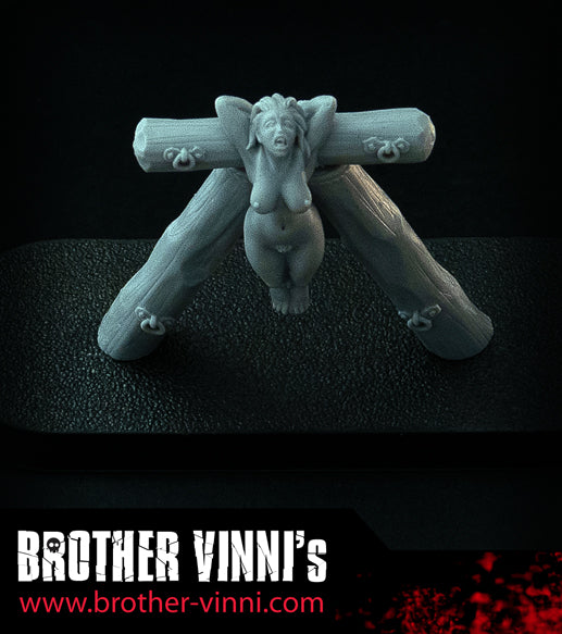 Tied Slave Girl # 24, 28mm scale resin miniature - Brother Vinni's webstore