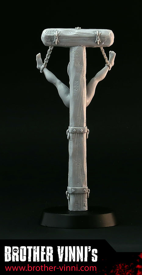 Naked Woman in bondage resin miniature, sculpture #26n