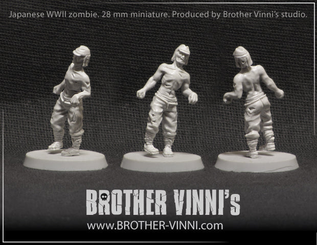 WWII Japanese Zombies miniature