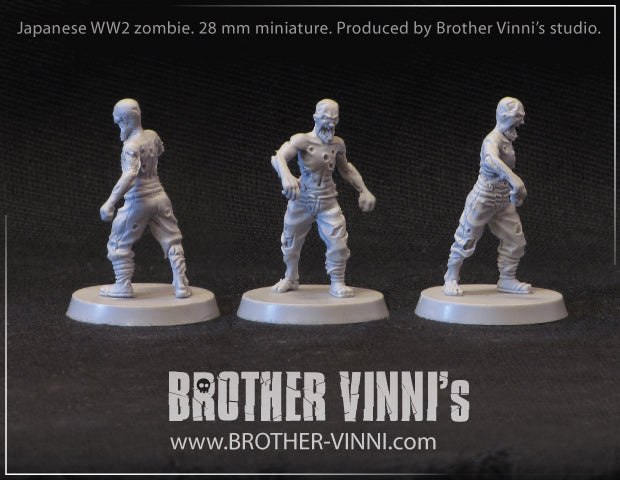 WWII Japanese Zombies miniature