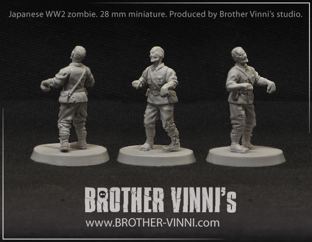 WWII Japanese Zombies miniature